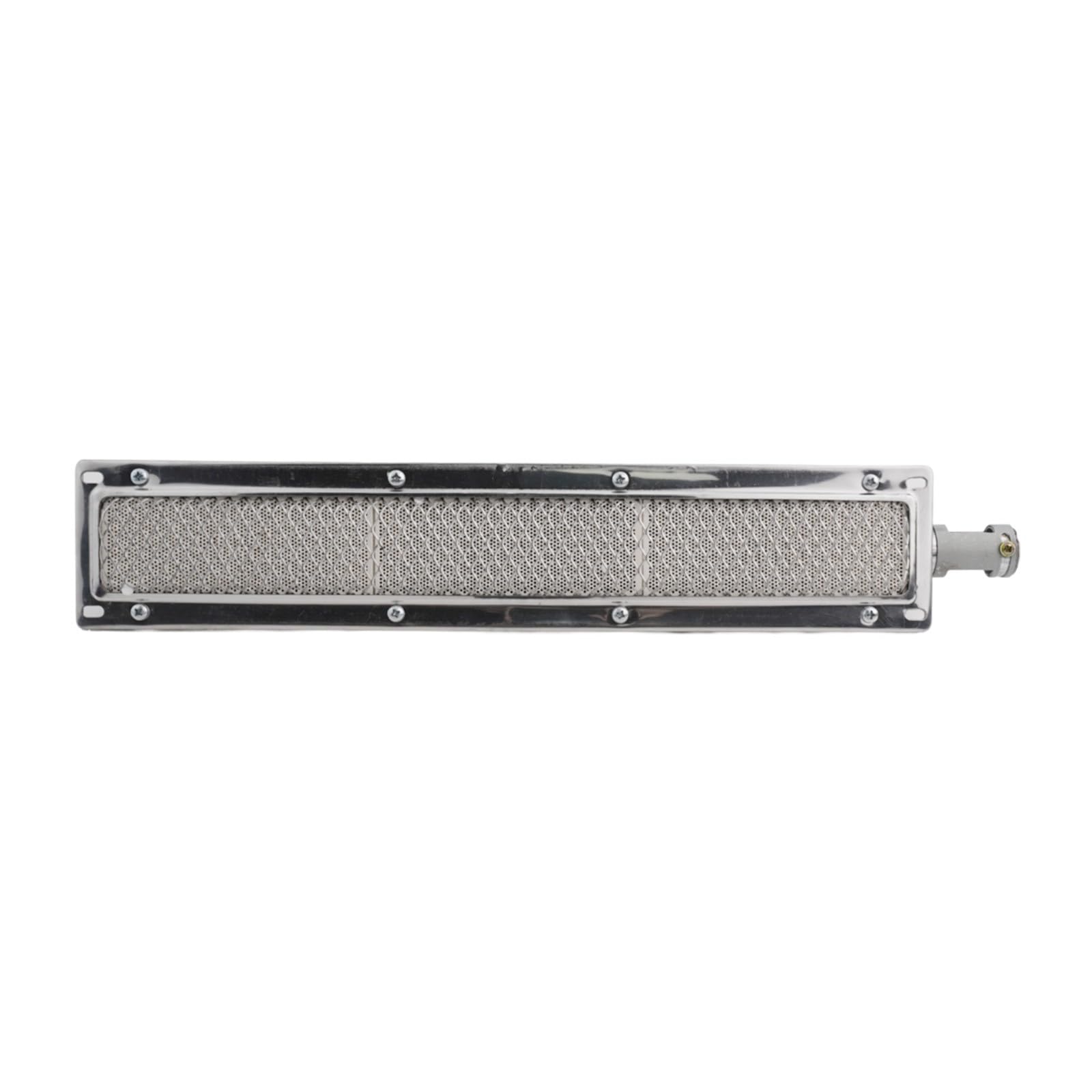 ZYNCUE Parrilla de gas de cerámica infrarroja, quemador lateral de barbacoa de 41 cm, pieza de repuesto de calentador de metal para cocinar al aire libre, deshidratación de alimentos y uso comercial