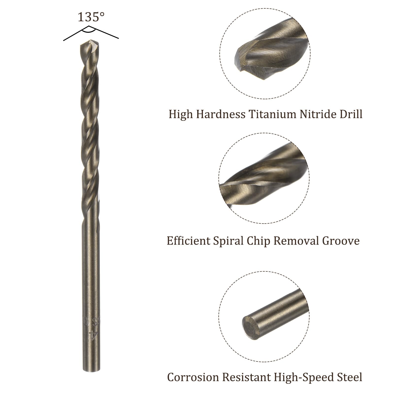Kozelo 5PCS Twist Drill Bit - Image 2