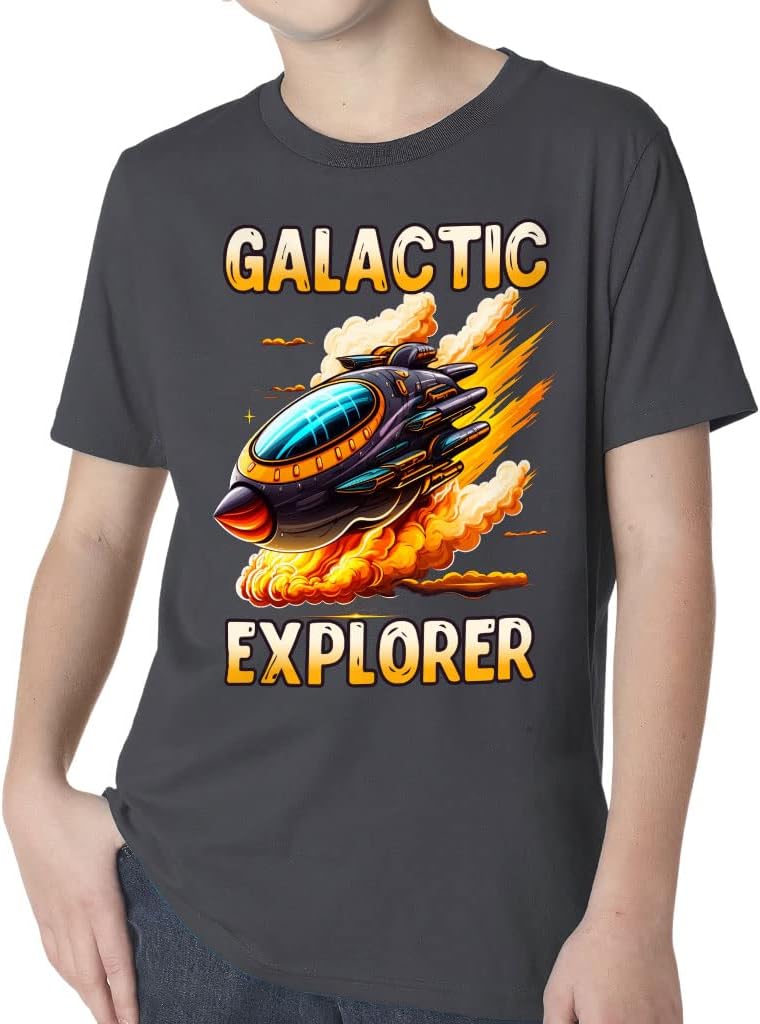 Galaxy Themed Kids' Classic Fit T-Shirt - Space T-Shirt - Printed Classic Fit Tee