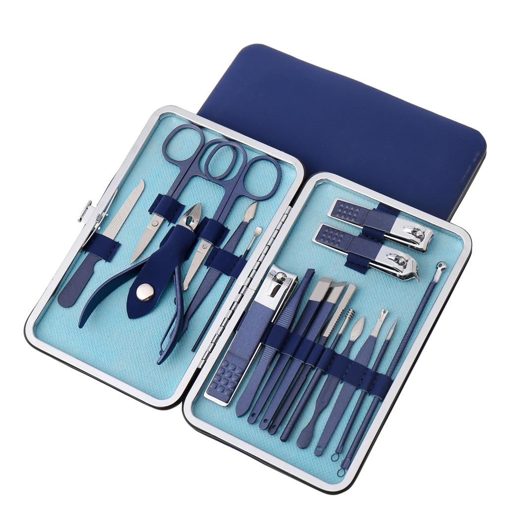 Nail Clippers Folding Set Stainless Steel Repair Hawkbill Pliers Pedicure Full