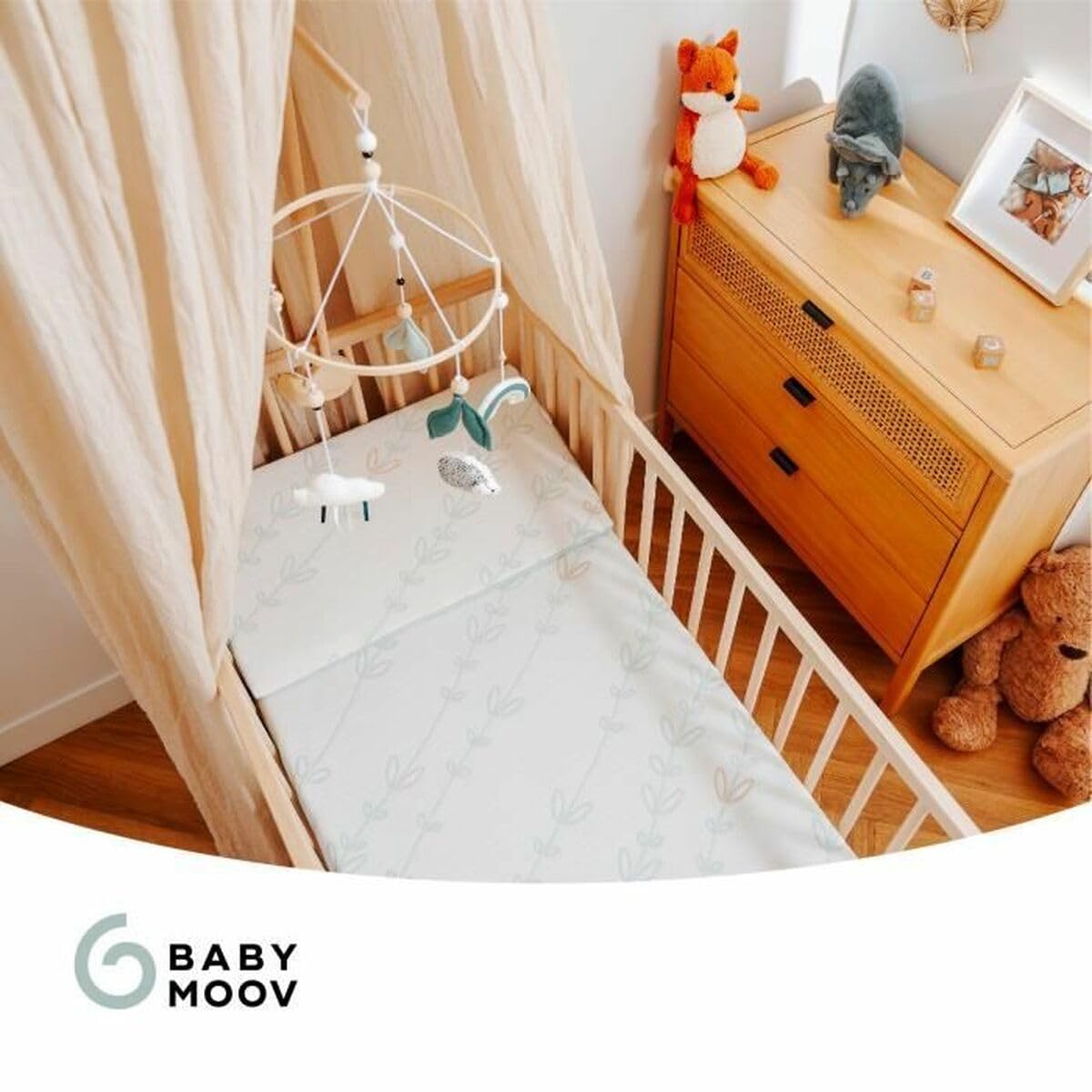 Plan Incliné - Matelas Cosy'Lite Antibactérien 60x120cm Babymoov