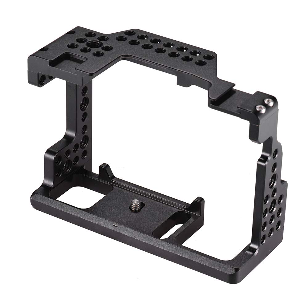 Andoer Gabbia per Fotocamera Video Film Fabbricazione Stabilizzatore Lega di Alluminio Vite da 1/4 pollice con Scarpa Fredda per Fotocamera Sony A7II/ A7III/ A7SII/ A7M3/ A7RII/ A7RIII
