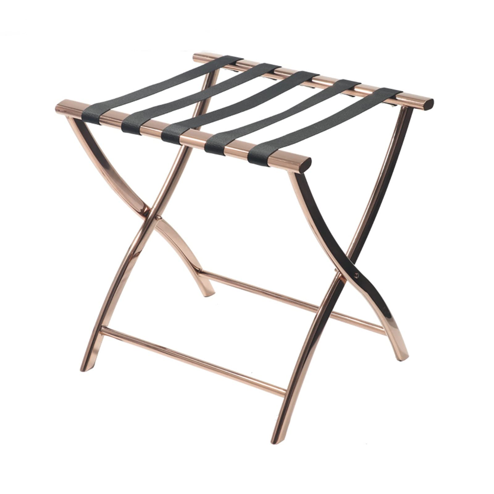 MSHGSKU Storage Shelf Durable Luggage Rack Hotel Luggage Rack Folding Bedroom Storage Rack Folding Suitcase Stand Luggage Rack Luggage Stand Stainless Steel/A,A