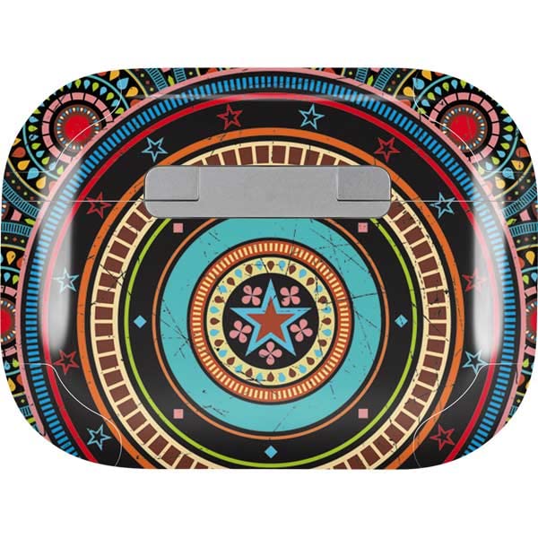Skinit Decal Audio Skin Compatible with Apple AirPods Pro (2rd Gen, 2022) - Skinit Originally Designed Infinite Circle Colored Design