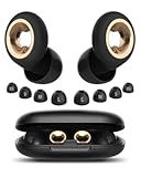 Ear Plugs for Sleeping 45DB Noise Cancelling: Ultra-Comfy Reusable Noise-Reducing Earplugs for Concerts & Travel & Snoring-Silicone Hearing Protection Earbuds with 8 Eartips- Black