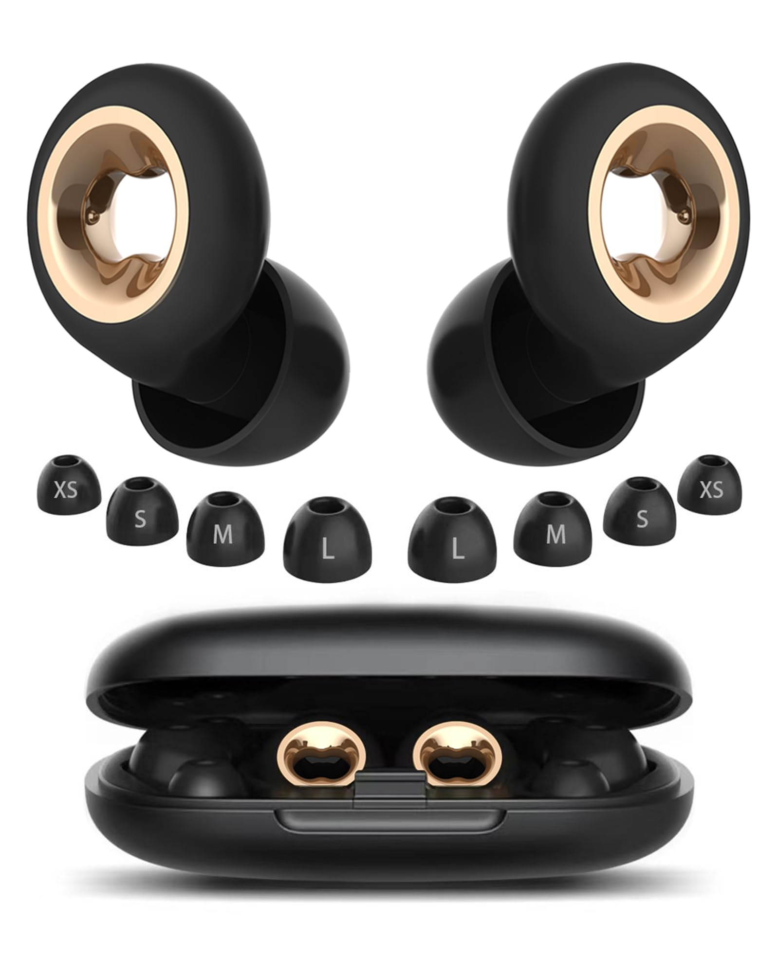 Sleeping Ear Plugs 45DB Noise Cancelling Ultra-Comfy Reusable Ear Plug- Silicone Hearing Protection for Concerts Travel Snoring-Silicone Hearing