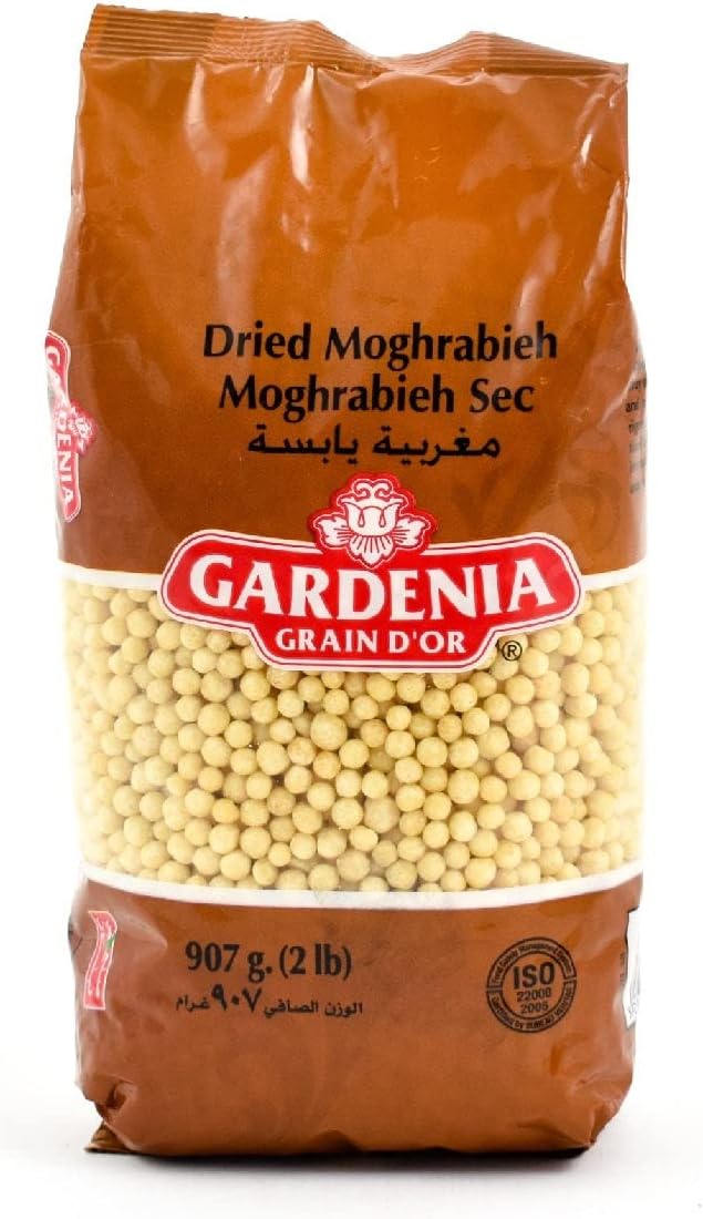 Lebanese Giant Couscous Dried Moghrabieh Gardenia 907g