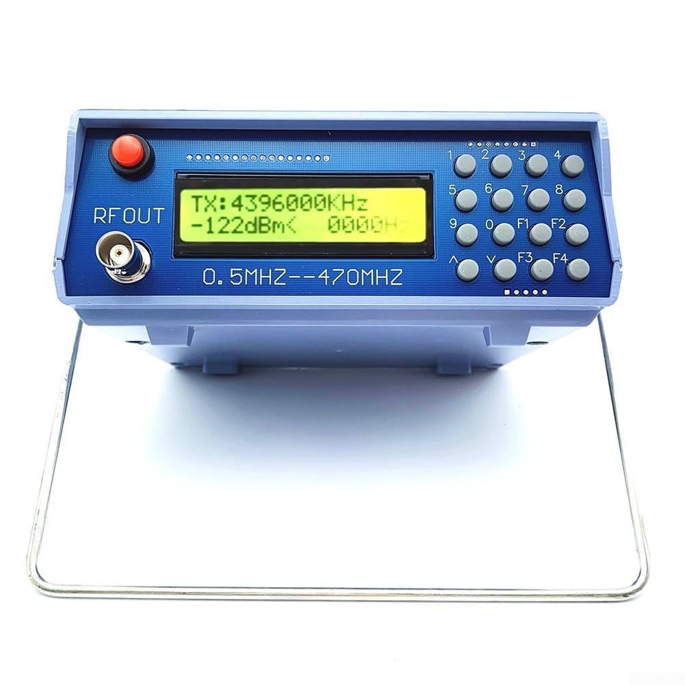 Generatore di segnale radio RF, generatore di segnale citofono, generatore di segnale radio FM da 0,5 MHz a 470 MHz, 210 x 160 x 70 mm
