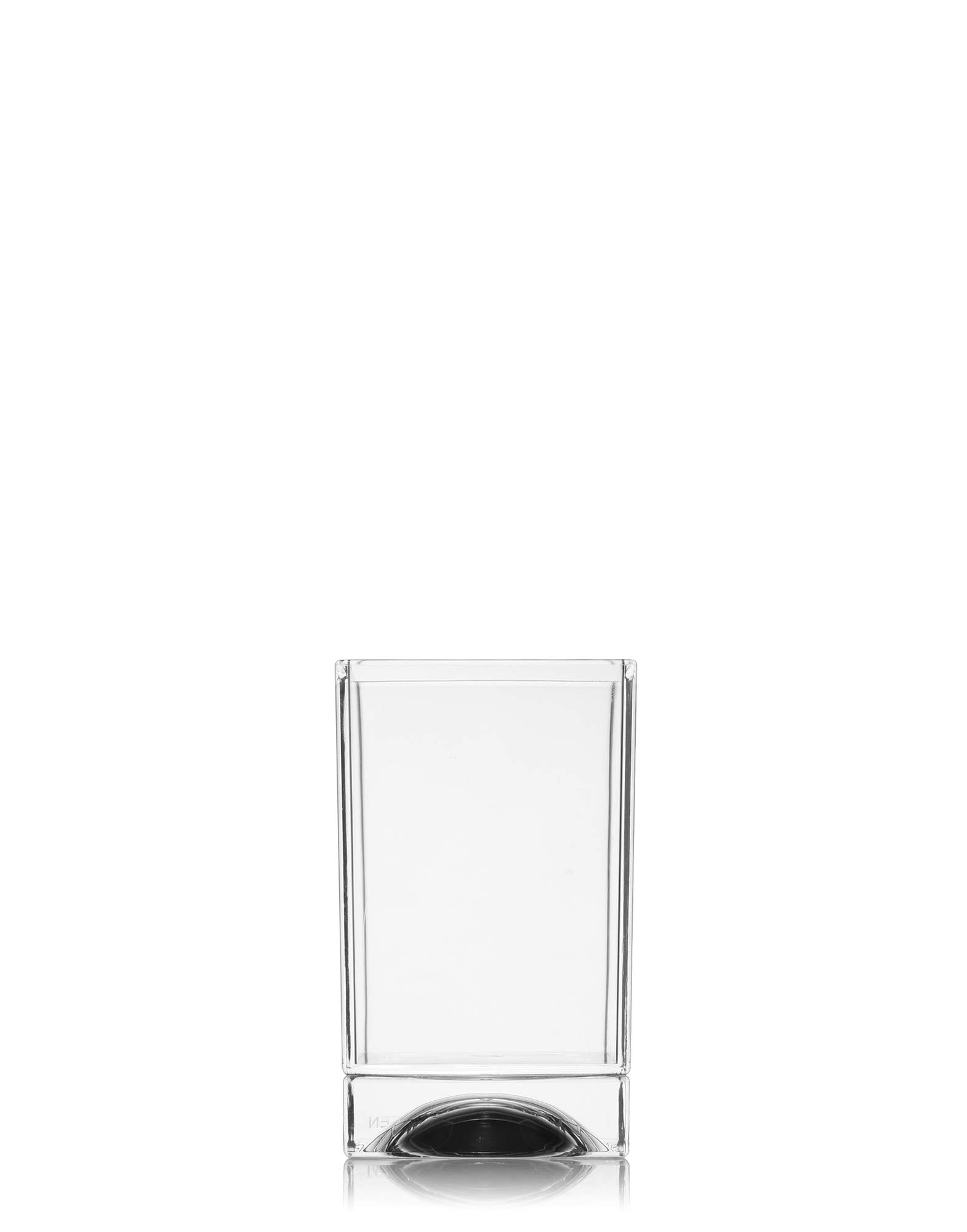 Kartell Boxy Portacepillos de dientes, Cristal, 7.3 x 7.3 x 12 cm