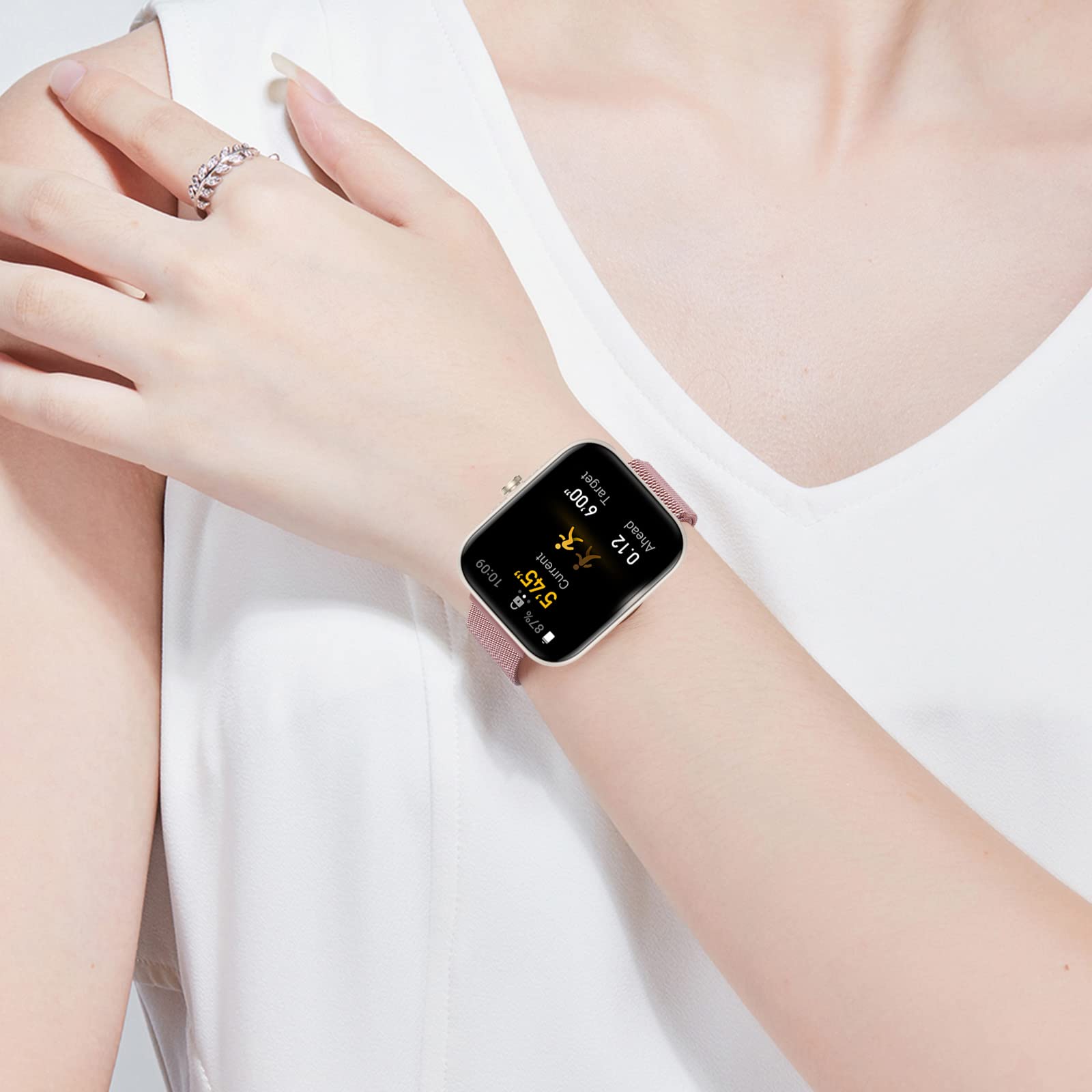 Bandas de metal para Amazfit GTS / GTS 2 / GTS 2e / GTS 2 mini, correa de repuesto de acero inoxidable de liberación rápida de 0.787 pulgadas para Amazfit Bip U Pro/Bip/Bip Lite/Bip S/Bip S 7