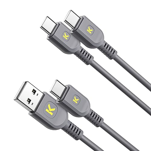 Fanttik Cable USB C a USB C (65 W) y cable USB A a USB C (18 W), para iPhone 15/15Pro, MacBook Pro 2020, iPad Pro 2020, iPad Air 4, Samsung Galaxy