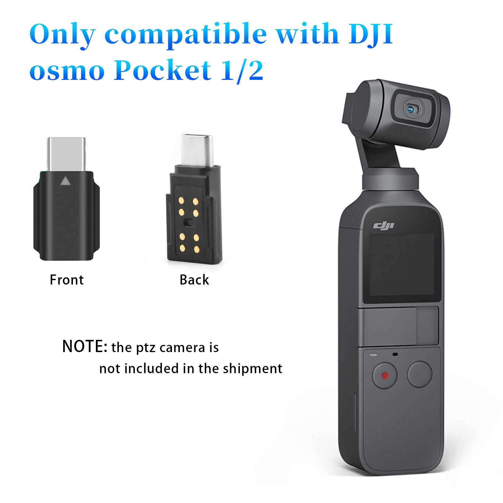 Amazon.com: ZEXIBATH for DJI Osmo Pocket 1/2 Type-C Adapter
