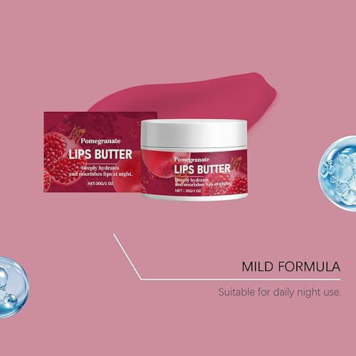 Lip Butter Sleeping Hydrating Nourishing for Dry Lips Hydrating Smoothing Non-Sticky Lip Butter