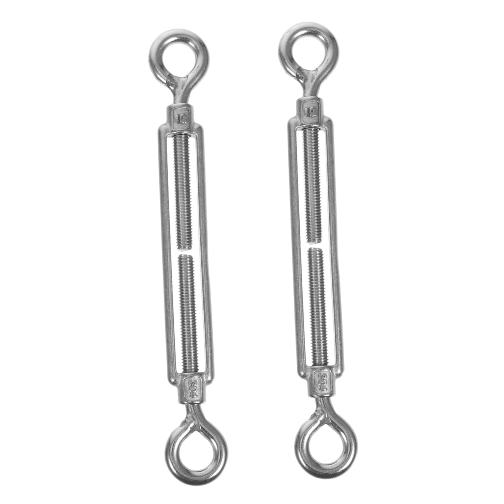 OSOLADY Rope Screw Turn Buckle Stainless Steel Wire Tightener Screw M8 for Cable Rope Tensioner