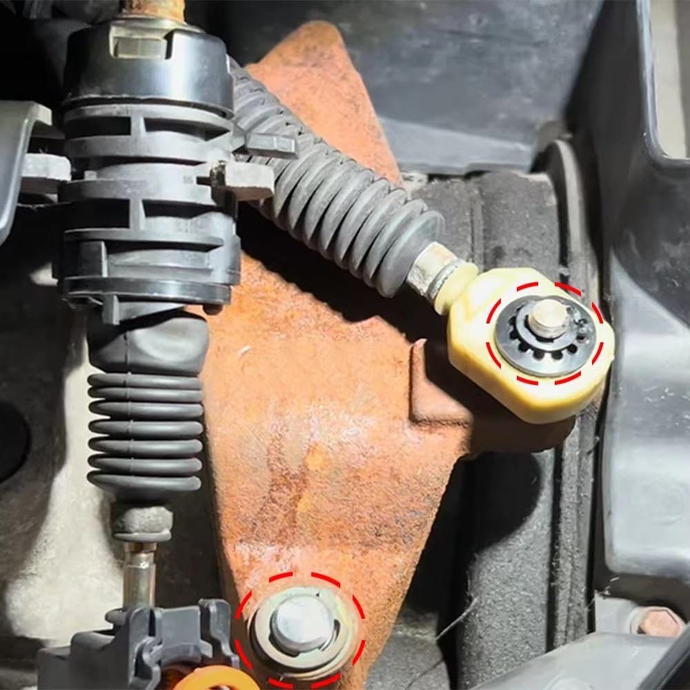 Schaltseil Kompatibel mit Ford Für Fiesta 2002–2008 Schaltkabelbuchse manueller Schalthebel Gelenkhülsen-Clip