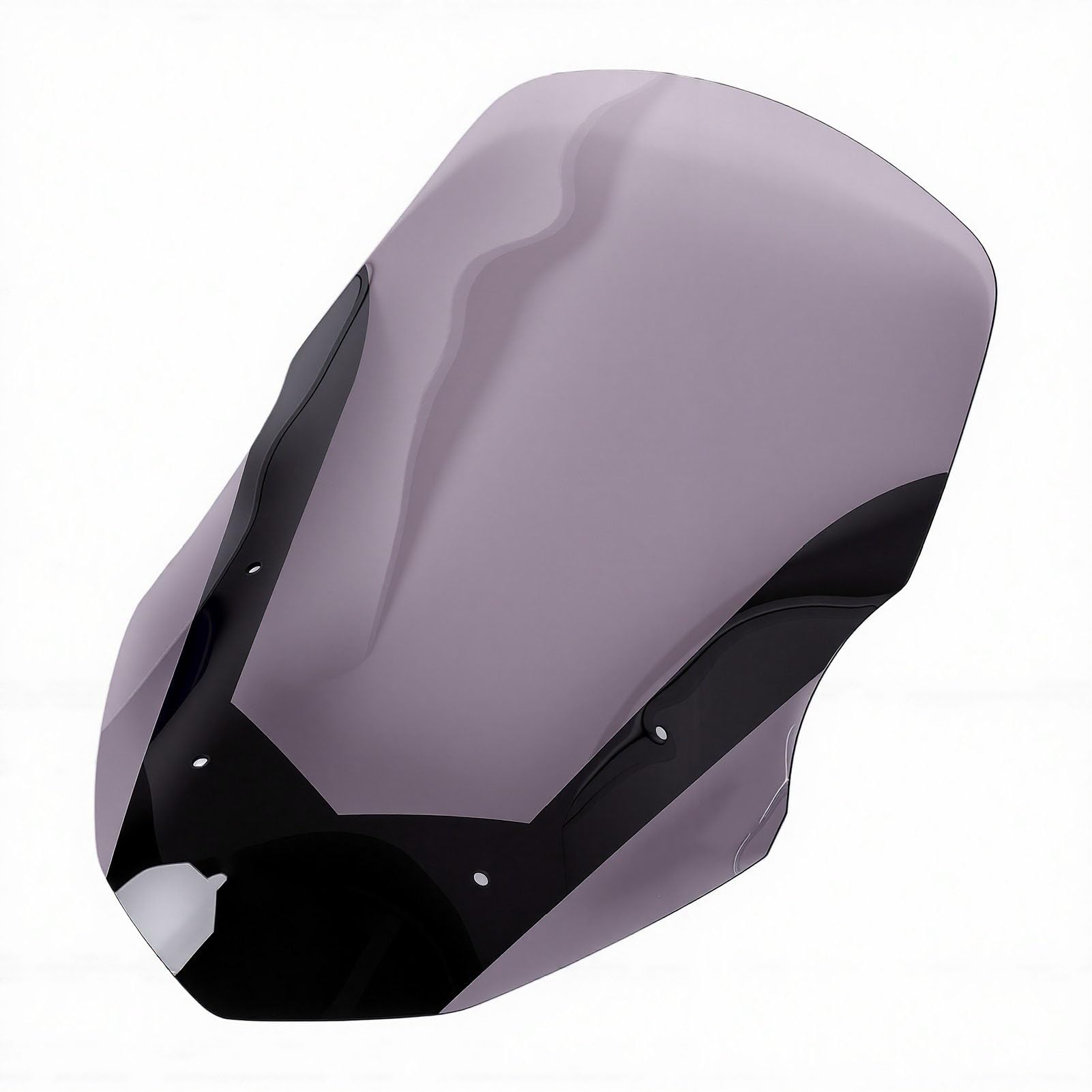 SIXRUN Parabrezza per NMAX155 Schermo Anteriore Moto Grigio Materiale Antiurto Design Ottimizzato del Flusso d'aria Sostituzione per NMAX155 2016 2017 2018 per Ciclisti Pendolari Urbani