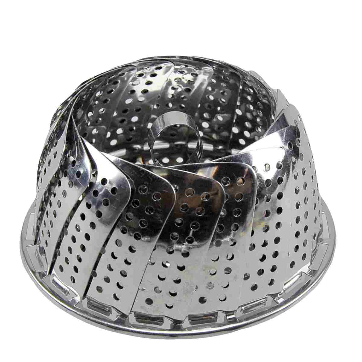 Cuociverdura Gnali en inox panier vapeur medium pour cuisiner de bons petits plats maison