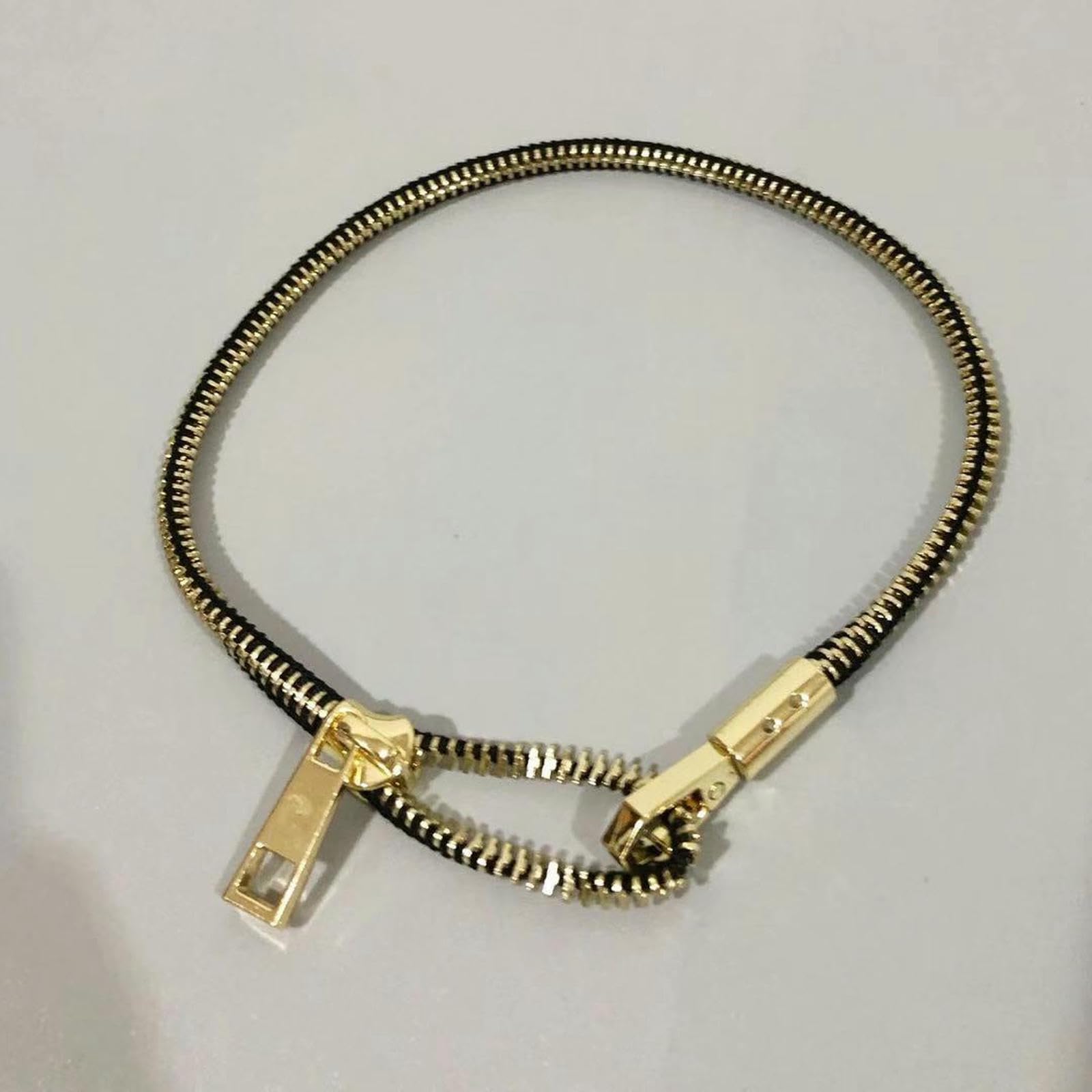 Collar personalizado de clavícula con cremallera para hombre y mujer