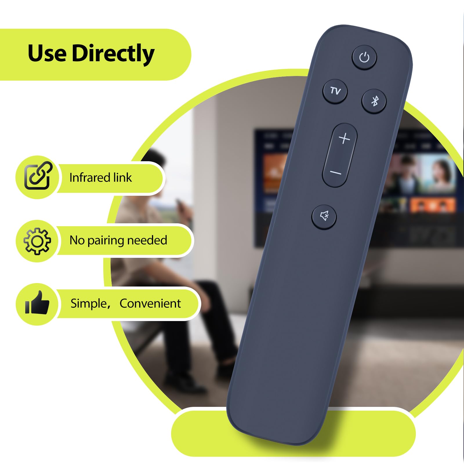 Telecomando di ricambio per JBL Bar 2.0 Soundbar 80 Watt JBLBAR20AIOBLKAM