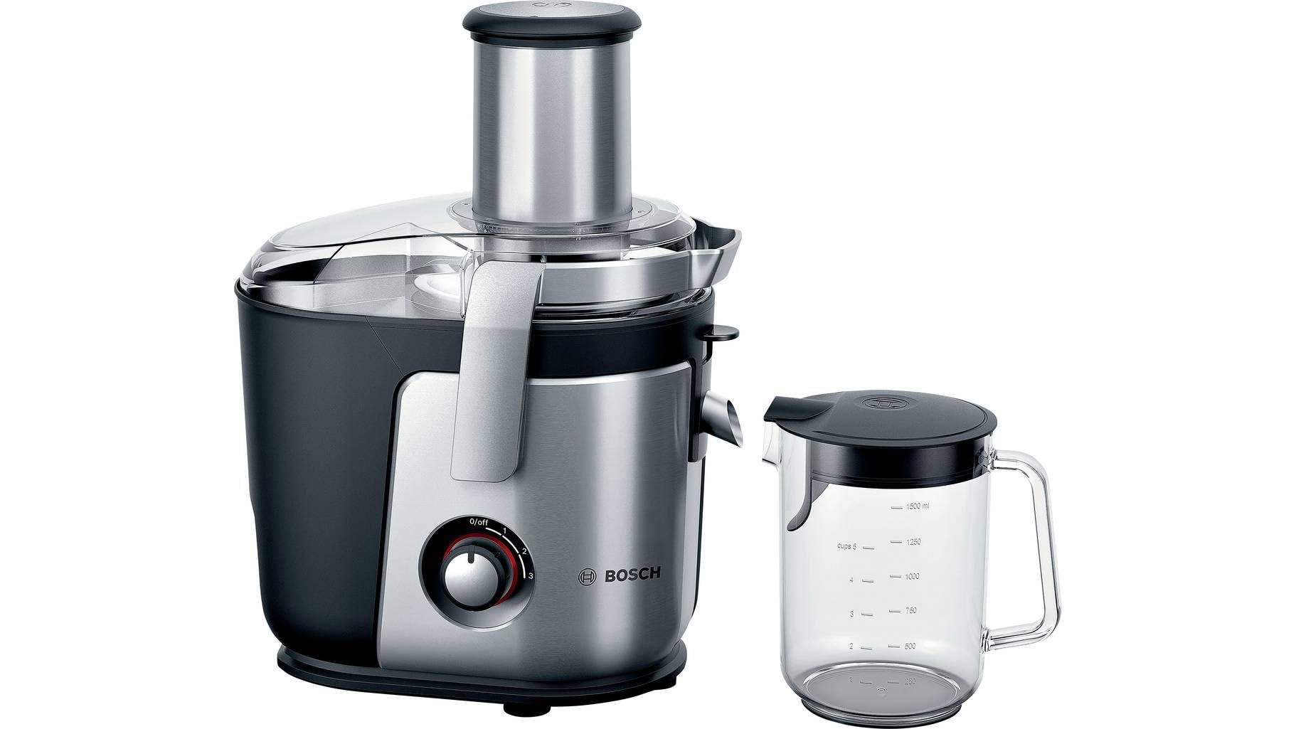 Bosch MES4010 Centrifuga 1200W Nero, Argento spremiagrumi