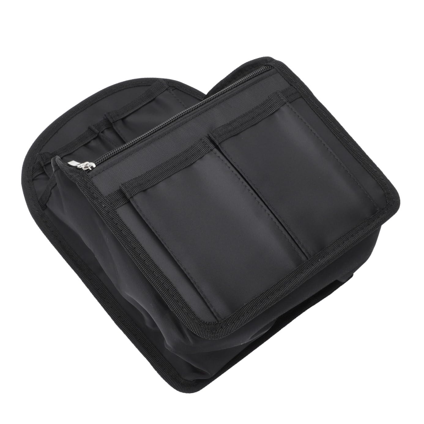 Organizador de Mochila de Viaje Negro, Nylon Portátil y Plegable