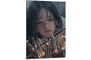 WLOP Ghost Blade Animated Illustrative Six-Piece Poster Set for Room Aesthetics