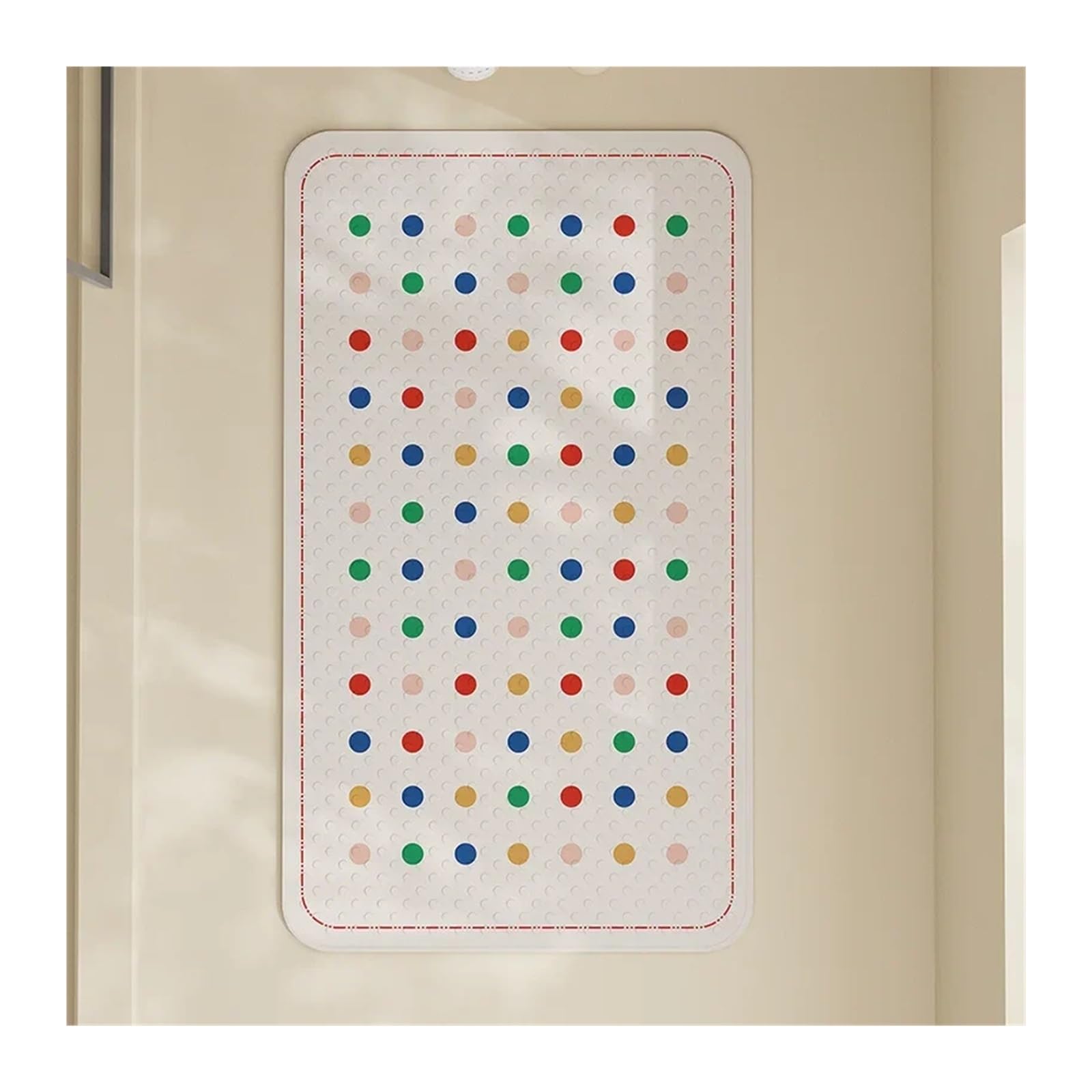 Antideslizante Bañera Alfombra de baño de PVC con diseño Bonito, Almohadilla de Masaje Suave for pies, Alfombra de Ducha, Alfombra de baño Segura for niños, baño en casa(C,40x70cm)