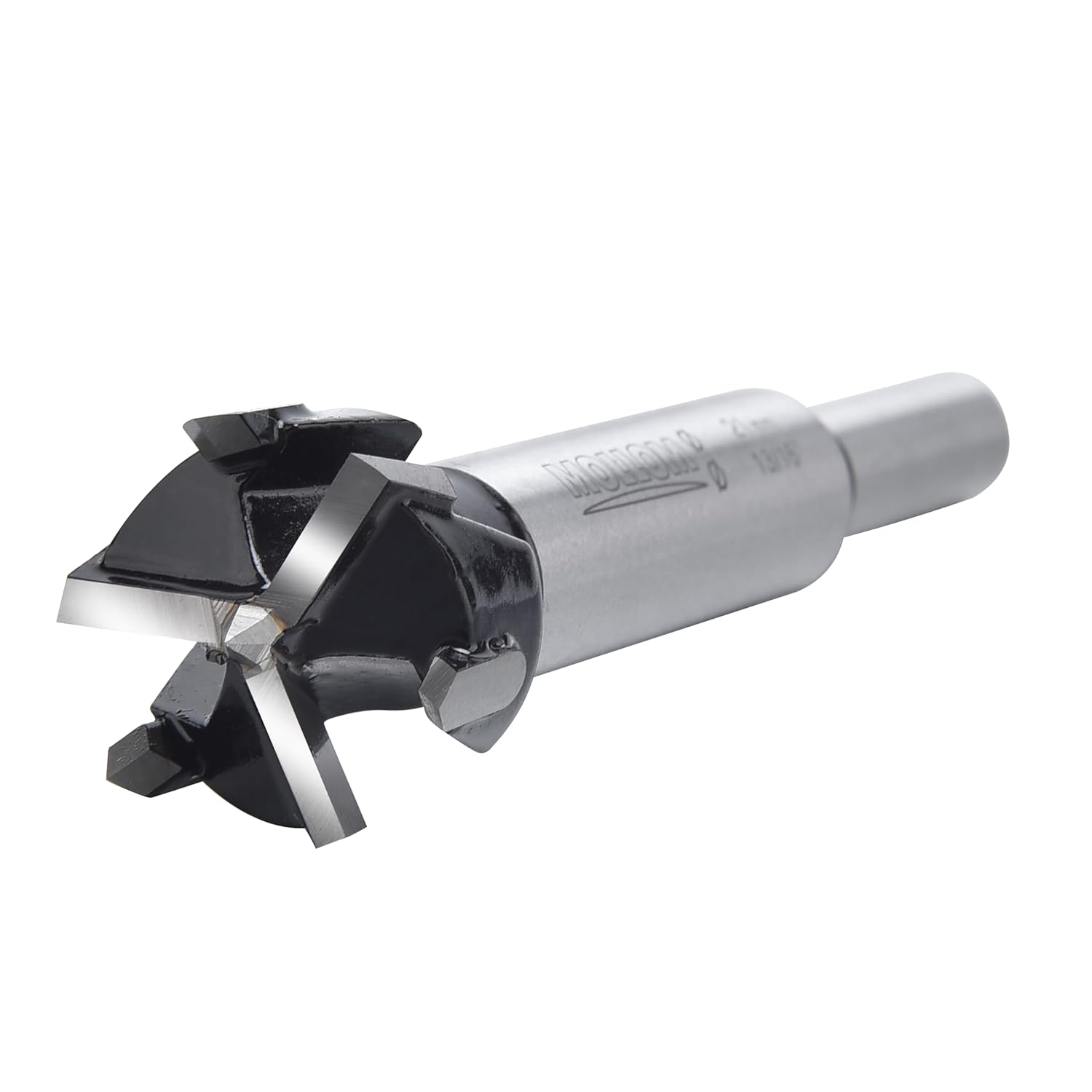 Mollom (21mm|13/16") Triple Flute Forstner Drill Bit for Woodworking with 3-Cutter YG8 Carbide Tipped of 2.0mm,Hinge Cutter Tool Kits for Hard Soft Wood, Plastic, Plywood