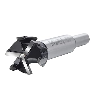Mollom 21mm|13/16" Triple Flute Forstner Drill Bit for Woodworking with 3-Cutter YG8 Carbide Tipped of 2.0mm,Hinge Cutter Tool Kits for Hard Soft Wood, Plastic, Plywood
