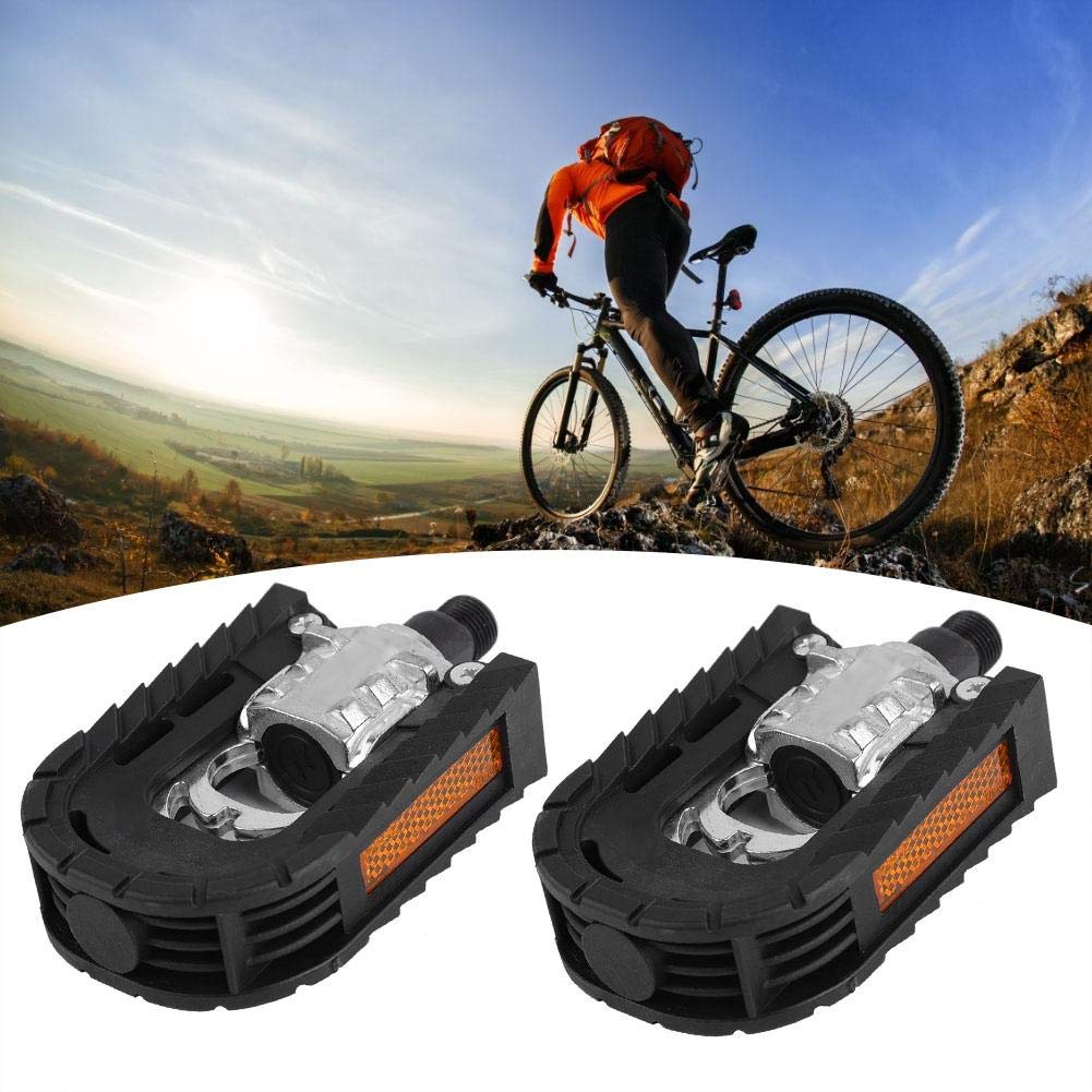 Pédales De Vélo Pliables VTT/route - Alliage Aluminium, Antidérapantes Avec Réflecteurs - Filetage 14 Mm - 4