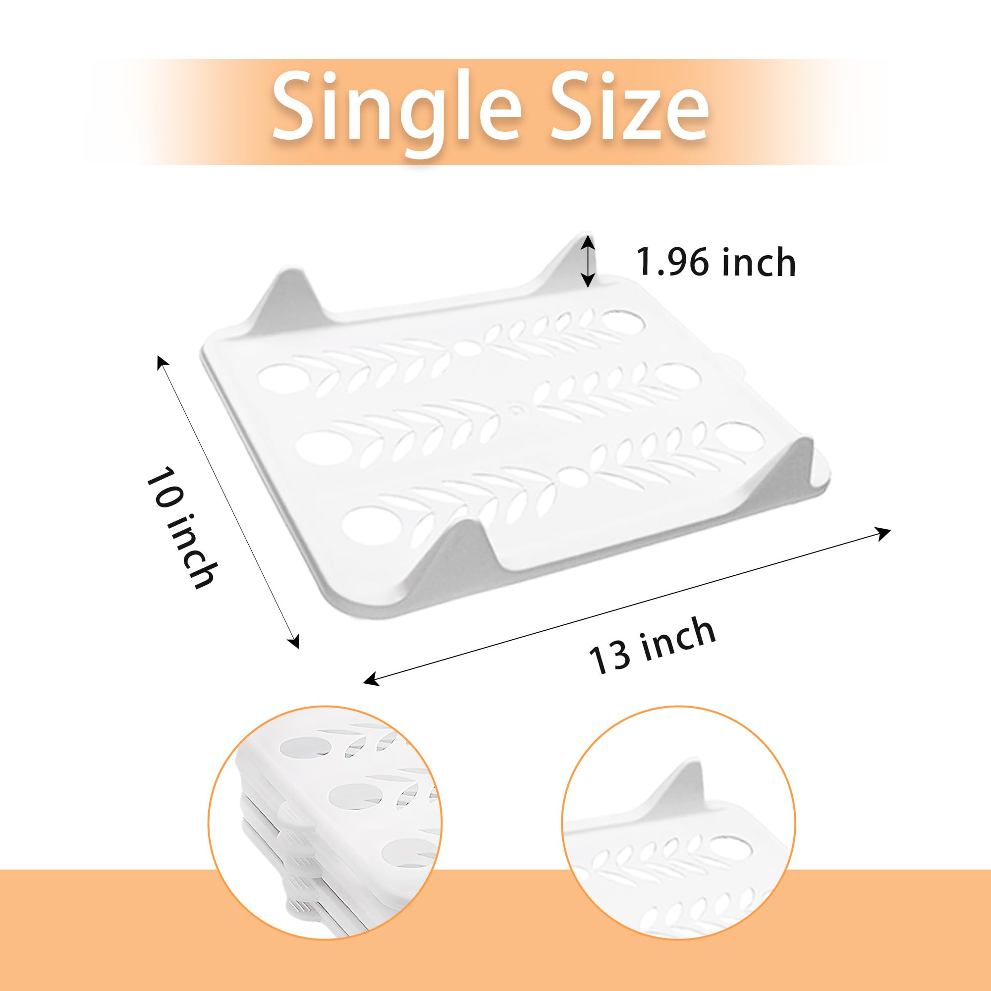 Hemden-Faltbrett, 10 Stück, Kleidung, Klappbretter, stapelbare Hemdenordner, Schrank-Organizer für Hosen, Shorts, Aufbewahrung (33 x 25,4 x 5,1 cm (L x B x H)