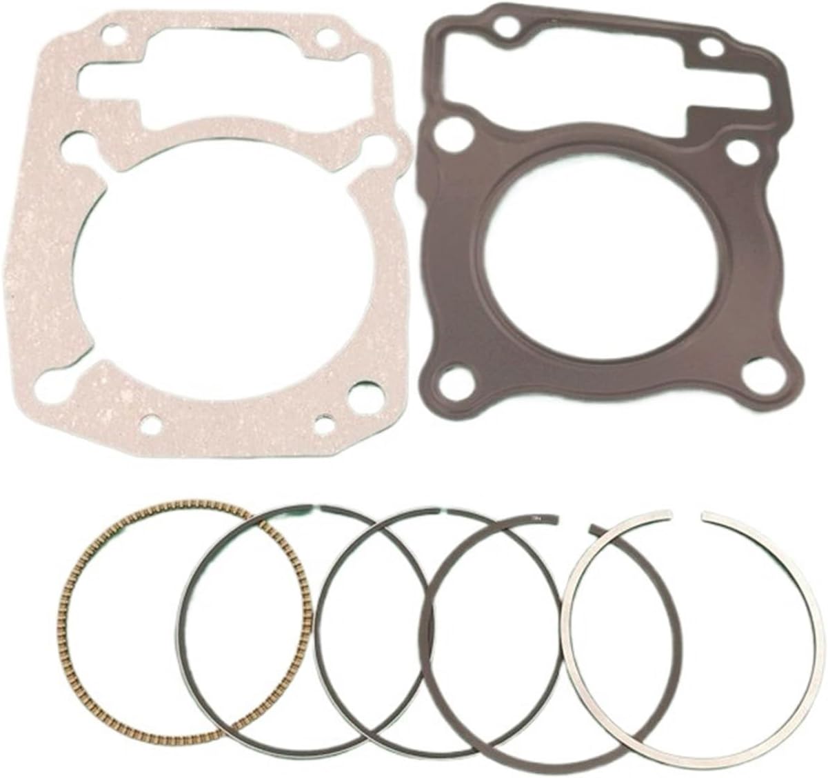 Compatible with CBF150 150cc XR150 XR 150 L CRF150F SDH150 Motorcycle 57.3mm Piston Kit 14mm Pin Ring(Full Set)