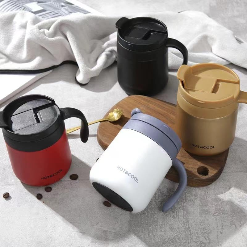 Image of RS5 Vacuum Insulated Stainless Steel Coffee Mug with Leakproof Lid 350 ML