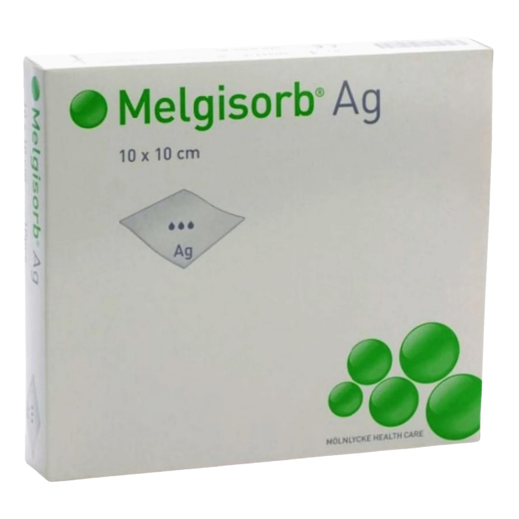 Melgisorb AG Silver dressing 10PCS 5 cm x 5 cm – 5 cm x 5 cm