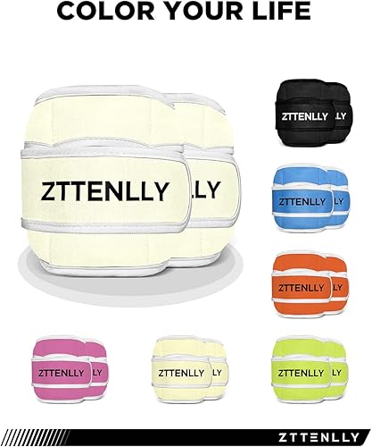 Miniatura 4 de ZTTENLLY 51020 libras, 1 par de pesas ajustables para piernas para mujeres, hombres, niños y niños para correr, entrenar