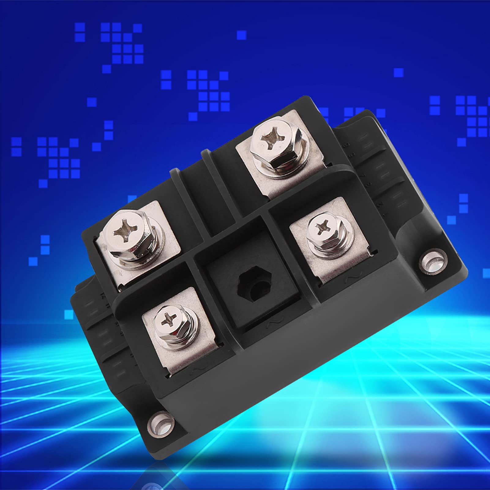 Monofase Rectifier Modulo, Monofase Ponte Raddrizzatore, 400A Amp 1600V Volt Metallo 4 Terminali Single Phase Full Wave Modulo Diodo Raddrizzatore a ponte, Accessori Elettrici