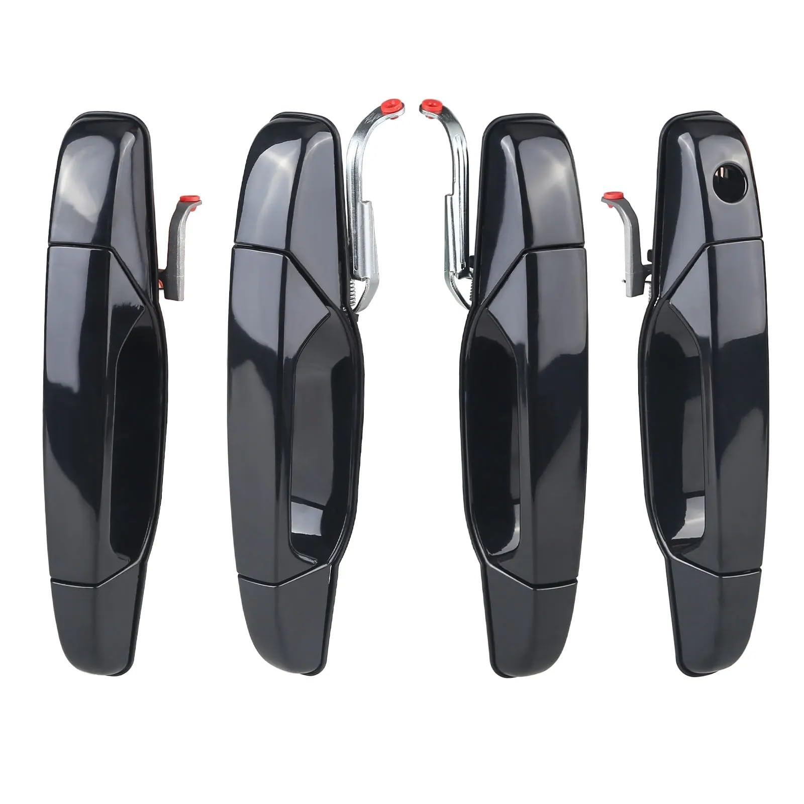 DUDUYANG Car Outside Door Handle for Chevy for Silverado for Tahoe 2007-2013 Outside Exterior Chrome Door Handle 5960521 25960526