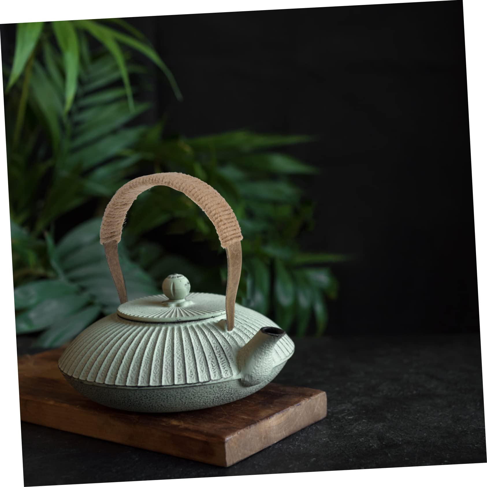 HOMSFOU Lot 4 Poignées Théière Remplaçables Anti-Brûlure Jute Et Alliage