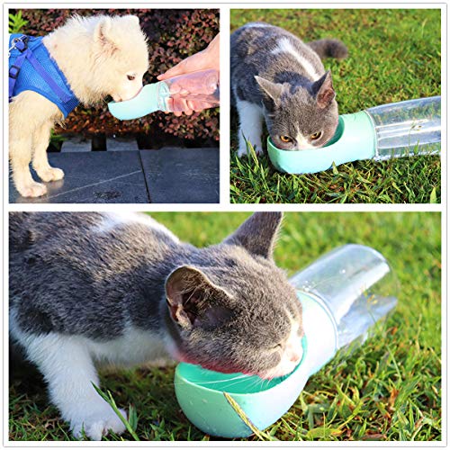 Kalimdor Dog Water Bottle, Leak Proof Portable Puppy Water Dispenser With Drinking Feeder For Pets Outdoor Walking, Hiking, Travel, Food Grade Plastic (19Oz Blue) #TOP3