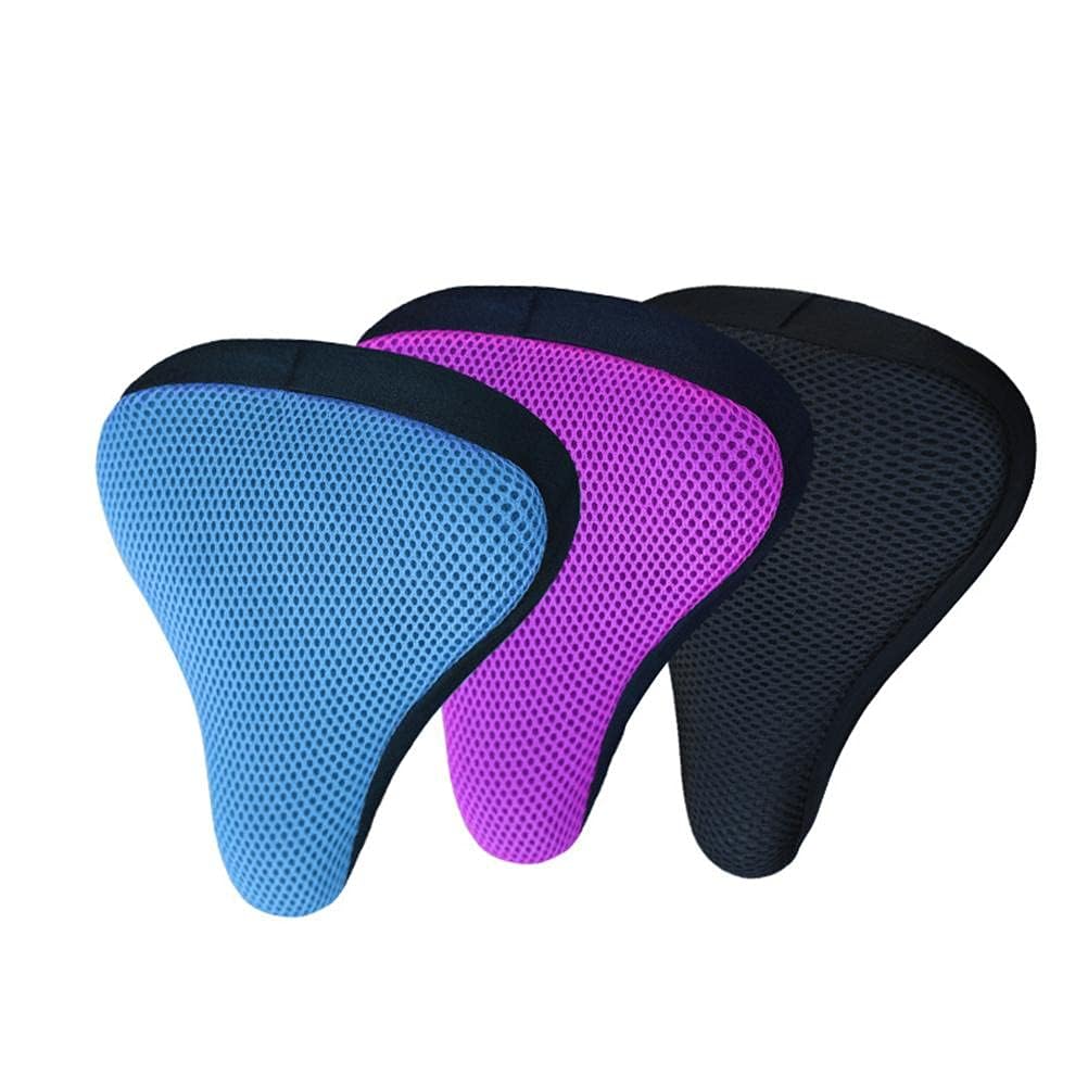 Coprisella per Bici, Coprisedile Imbottito Traspirante Comodo Coprisedile per Accessori per Bici (black)