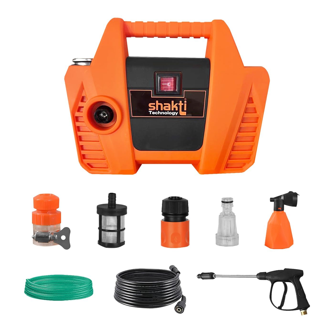 Shakti Technology S1 High Pressure Washer, Car Washer, 1600 Watts Moto