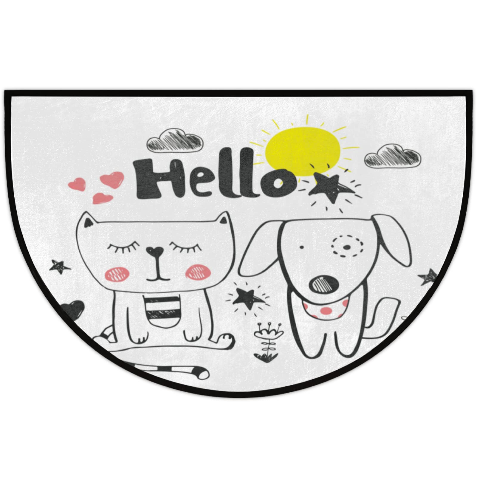 Half Cat Half Dog Drawing