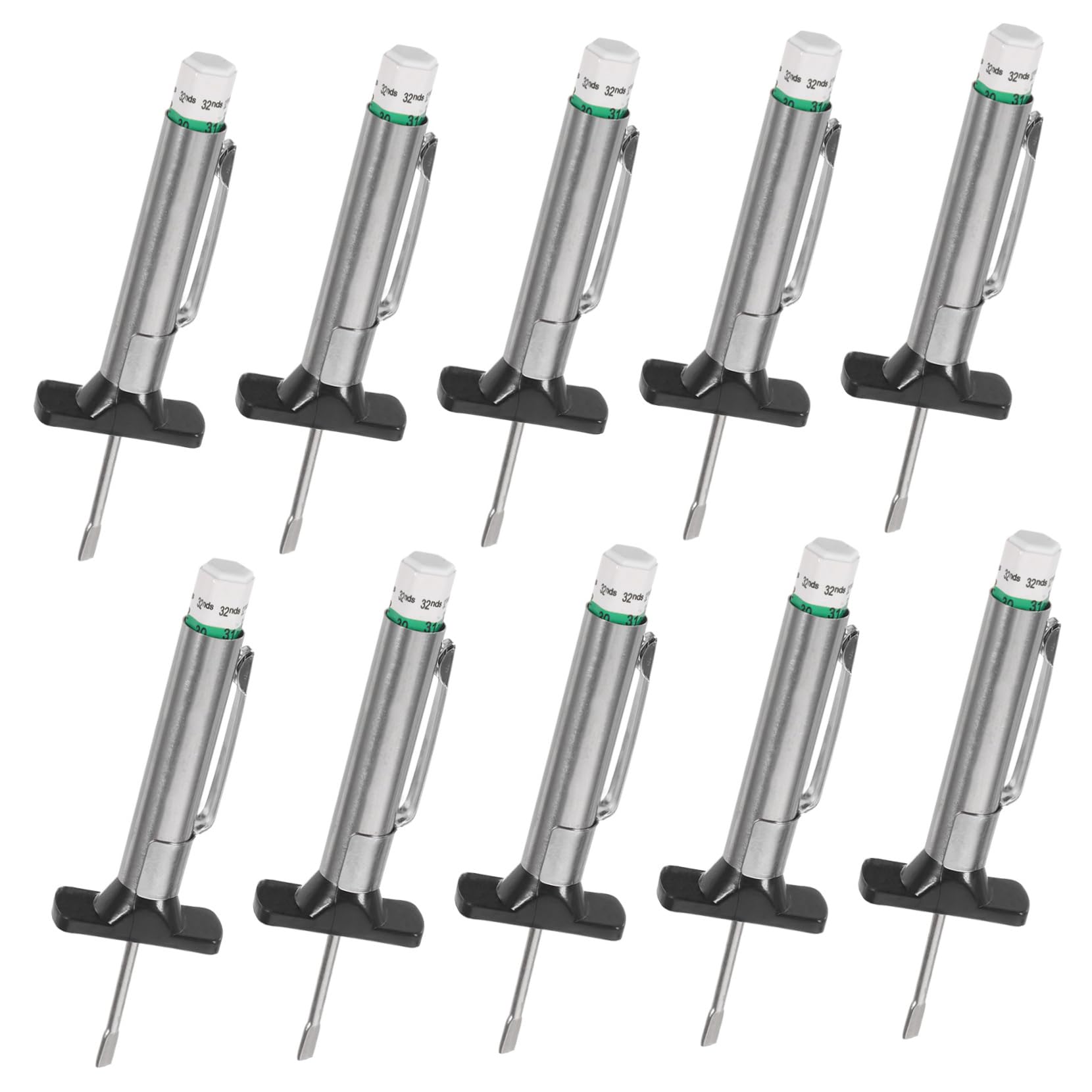 Amosfun 3 Sätze Tiefenmesser Für Reifenprofil Teiliges Messbereich Tragbar Und Benutzerfreundlich Für Pkw Und Nutzfahrzeuge Präzise Und Einfach Zu Bedienen 10 Stück * 3