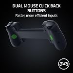 Razer Kishi V3 Gaming Controller for iPhone 15, 16, 17 Series & Android: Full Sized TMR Thumbsticks - Dual Back Buttons - Fits Most Phone Cases - PC Remote Play - USB-C Gamepad Connection - Black