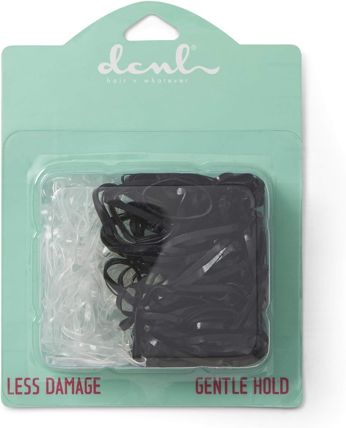 DCNL Clear & Black Gummi Elastics