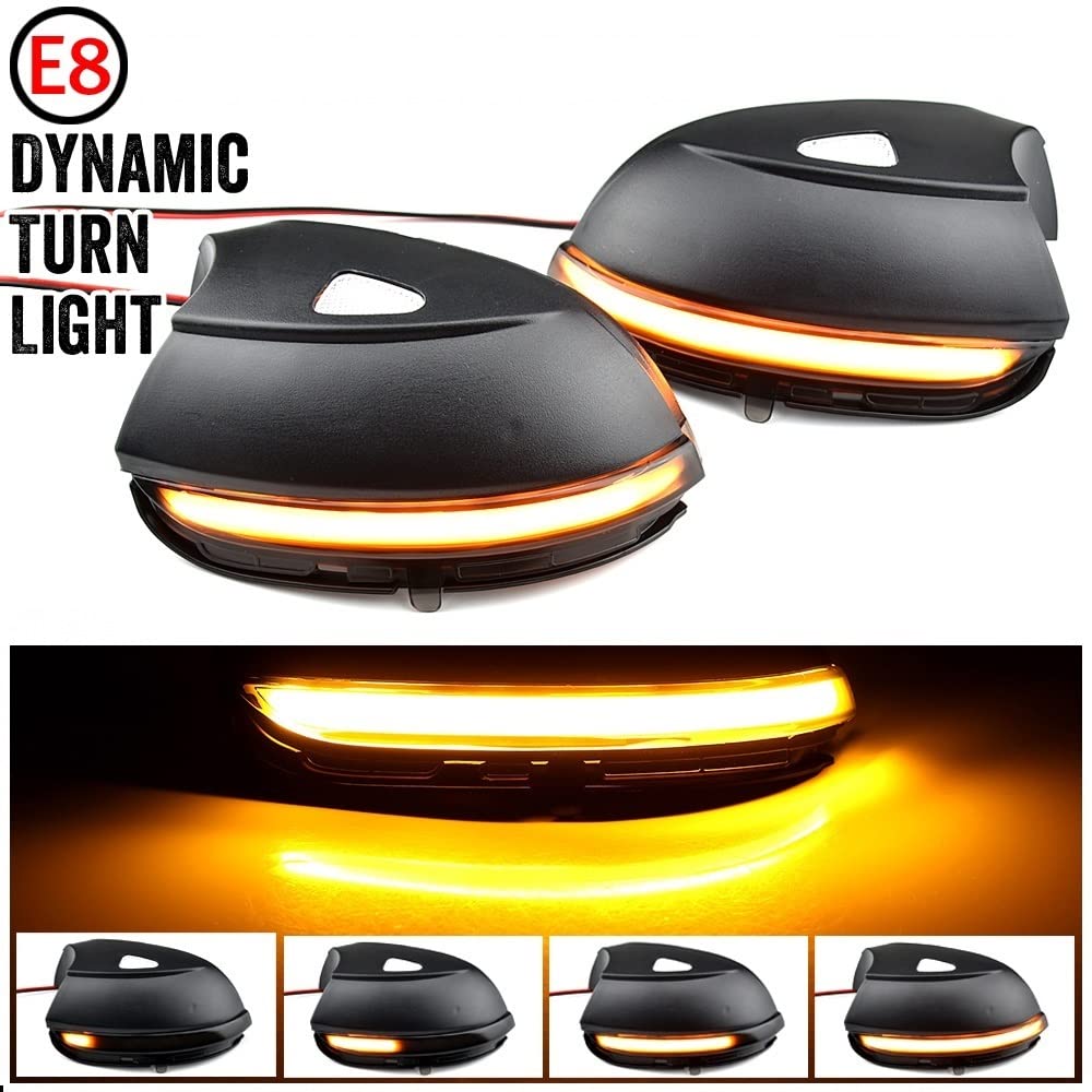 Pour VW Scirocco MK3 Passat B7 CC EOS coccinelle indicateur de miroir dynamique clignotant rétroviseur latéral LED clignotant lumière séquentielle 34 Pour VW Scirocco MK3 Passat B7 CC EOS coccinelle indicateur de miroir dynamique clignotant rétroviseur latéral LED clignotant lumière séquentielle 34