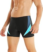 WHCREAT Herren Badehose Sport Schwimmhose Badeshorts Beachshorts Chlor Resistent