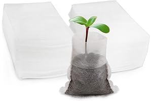 200PCS Seed Nursery Bags, 3 x 4 Inch Small Seed Starter Pots Bags for Seedling