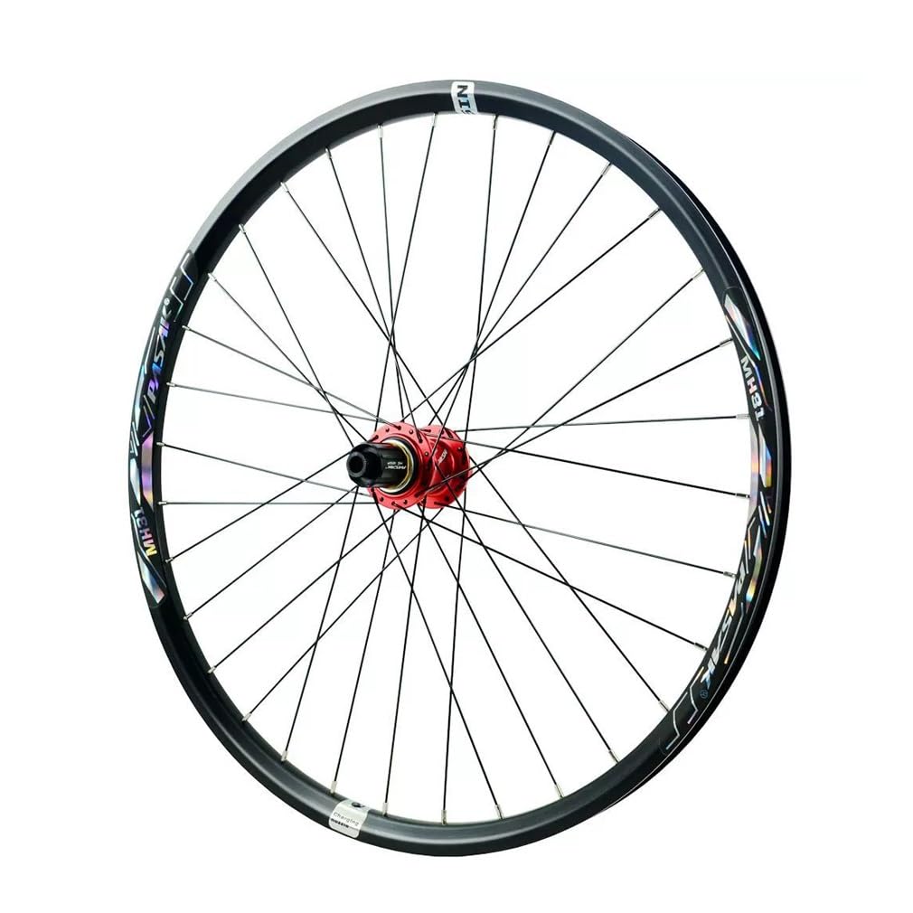 Juego De Ruedas Delanteras Y Traseras para MTB 26" 27,5" 29" Eje Pasante 110 * 20/142 * 12mm, Llanta De Doble Capa para Cassette De 7-12 Velocidades, Freno De Disco