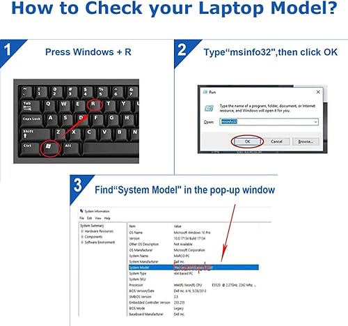 Miniatura 5 de Cable de alimentación para HP Probook 650 640 645 655 G1 / 450 455 430 440 G2 G1 Charger/EliteBook 840 850 G2 G1 Charger Pavilion DV7 DV6